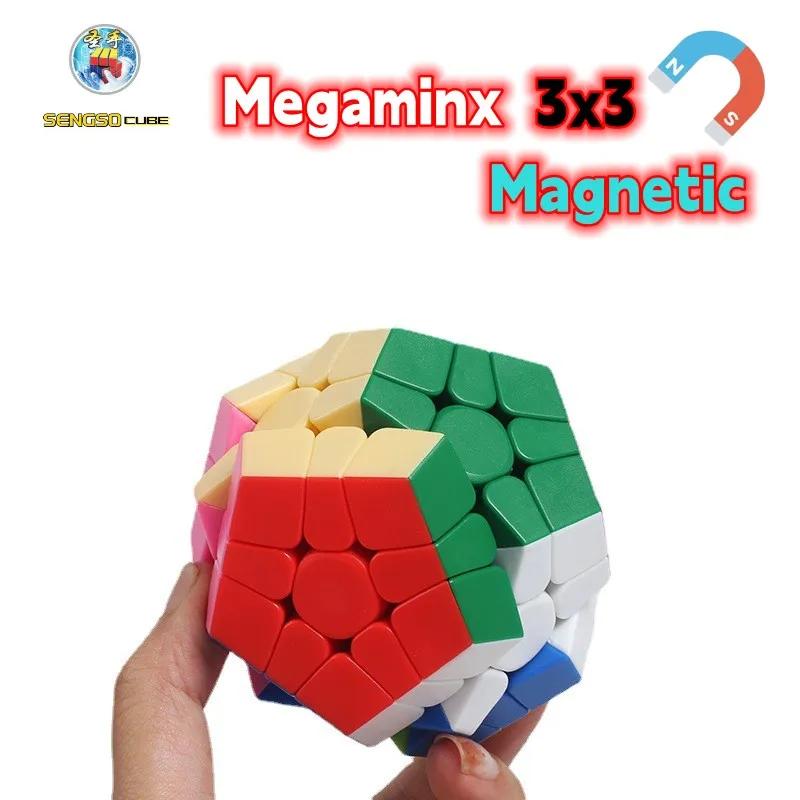 Sengso Megaminx ׳ƽ  ǵ ť,   ڼ, 12 ü Megaminx 3x3   峭